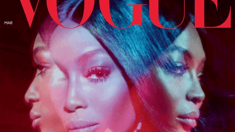 Το εξώφυλλο του περιοδικού Vogue με τη Ναόμι Κάμπελ πωλείται σε δημοπρασία