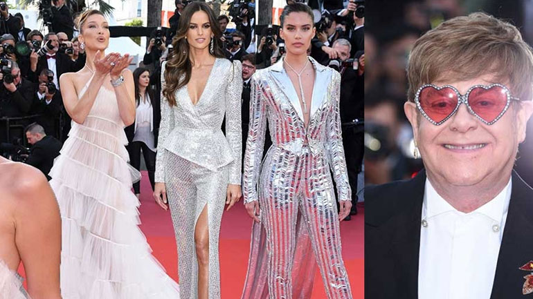 Κάννες 2019: Supermodels και διάσημοι ηθοποιοί τίμησαν τον Elton John στην πρεμιέρα του «Rocketman»