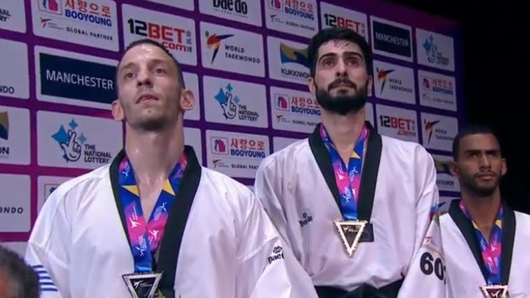 Ταεκβοντό: Ασημένιο μετάλλιο για τον Τεληκωστόγλου στο Παγκόσμιο του Μάντσεστερ