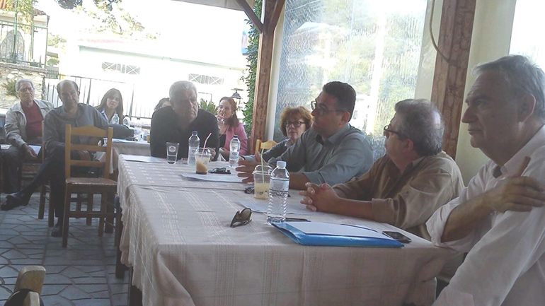 Επίσκεψη Γ. Πρωτούλη στο Γραμματικό για το ζήτημα των απορριμμάτων