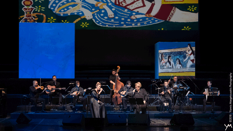 Η Ορχήστρα «Βασίλης Τσιτσάνης» με τη Δήμητρα Γαλάνη και τη Νατάσα Μποφίλιου στο Θέατρο Γης