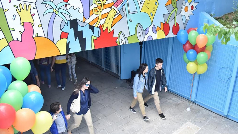 Πώς ο ΟΠΑΠ μετέτρεψε μία υπόγεια διάβαση σε ευκαιρία για διασκέδαση