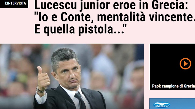 Συνέντευξη Λουτσέσκου στην «Gazzetta dello Sport» για τον ΠΑΟΚ, το αήττητο και την εισβολή Σαββίδη