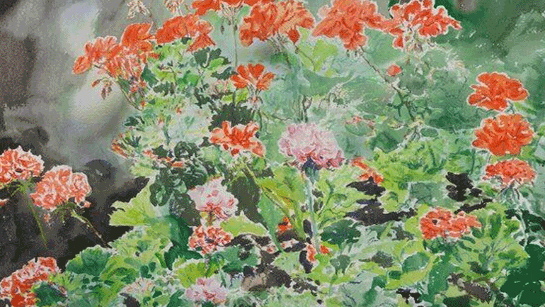 «22 Άνθη για το Μουσείο Μπενάκη» από τον ζωγράφο Νίκολας Έγκον