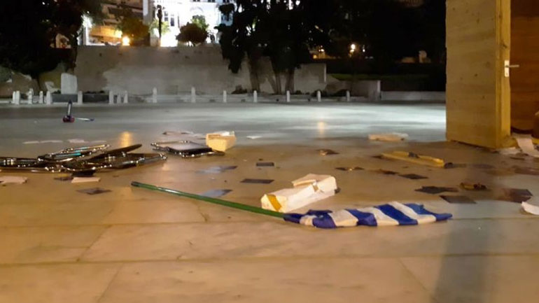 Επίθεση σε εκλογικά περίπτερα στην Καβάλα