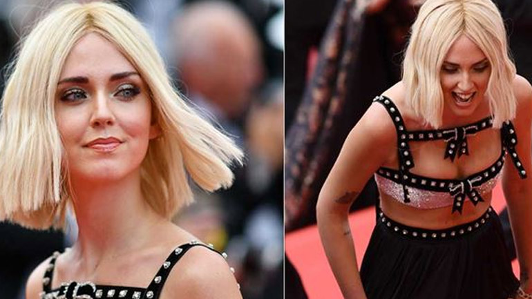 Η Chiara Ferragni στις Κάννες: Με νέο look στην πρεμιέρα της νέας ταινίας του Tarantino