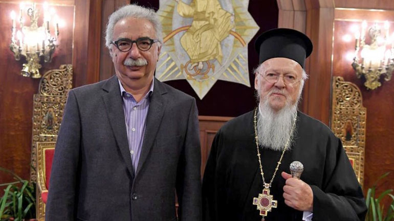 Δηλώσεις Κώστα Γαβρόγλου μετά τη συνάντησή του με τον Οικουμενικό Πατριάρχη Βαρθολομαίο