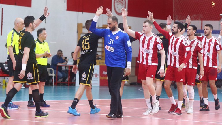 Χάντμπολ: Επιβαρυντικό το φύλλο αγώνα για τον Ολυμπιακό