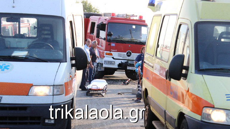 Τρίκαλα: Σοβαρό τροχαίο ατύχημα με 16χρονο