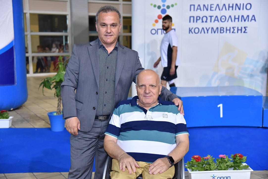 Τάσος Τζελίλης, Γιώργος Φουντουλάκης πρόεδρος της Ελληνικής Παραολυμπιακής Επιτροπής Ομοσπονδίας Ατόμων με Αναπηρίες