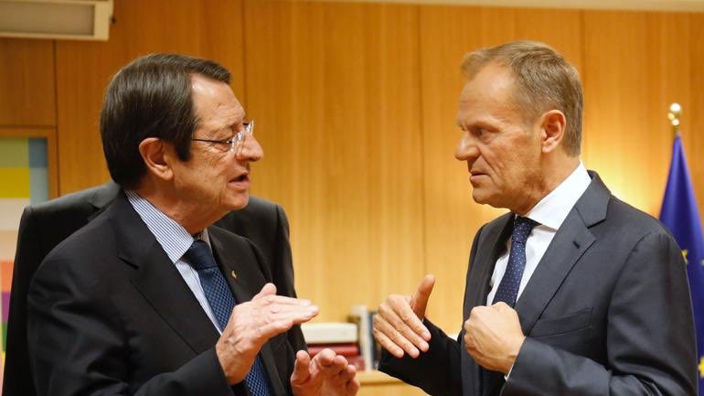 Ντ. Τουσκ: Η Ε.Ε. βρίσκεται σε πλήρη αλληλεγγύη με την Κύπρο