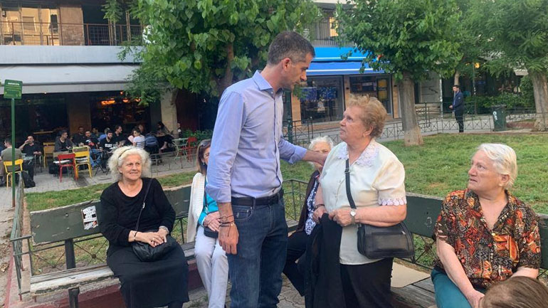 Στη Φωκίωνος Νέγρη ο Μπακογιάννης