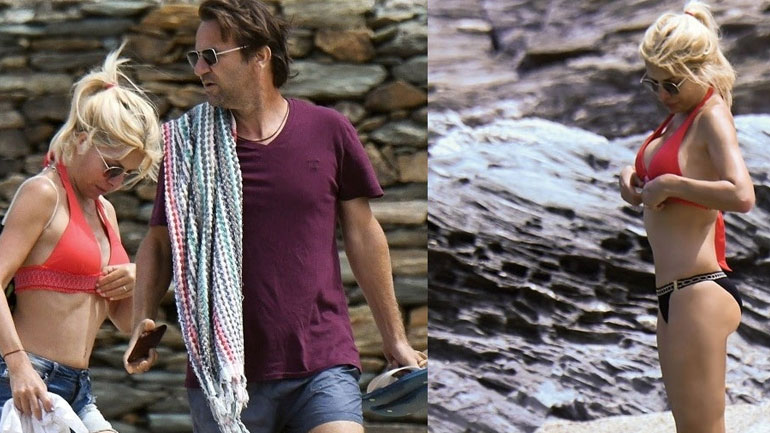 Ελένη Μενεγάκη: Οι πρώτες βουτιές με τον αγαπημένο της στα Άχλα!