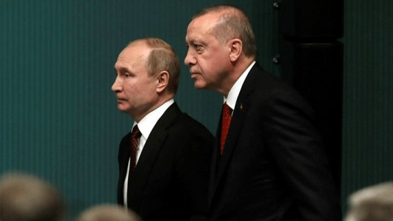 Τηλεφωνική επικοινωνία Ερντογάν – Πούτιν για τη Συρία