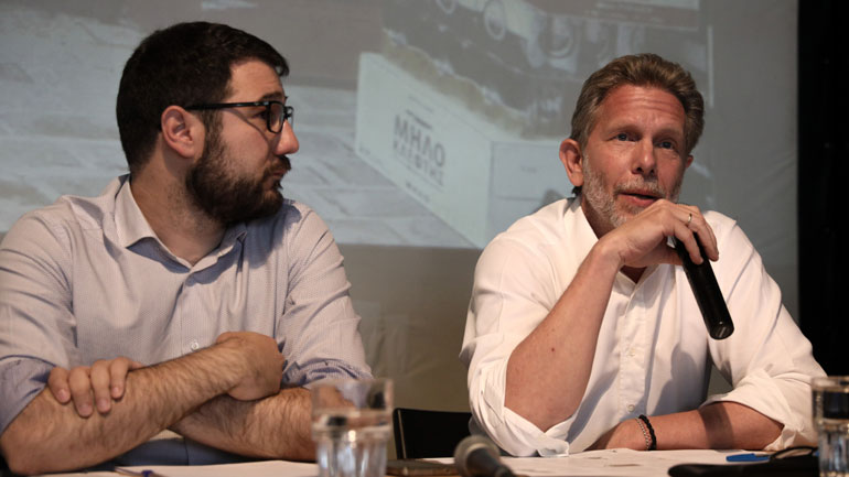 Συνάντηση Ηλιόπουλου-Γερουλάνου: «Συζητήθηκαν θέματα που αφορούν την Αθήνα και το μέλλον της»