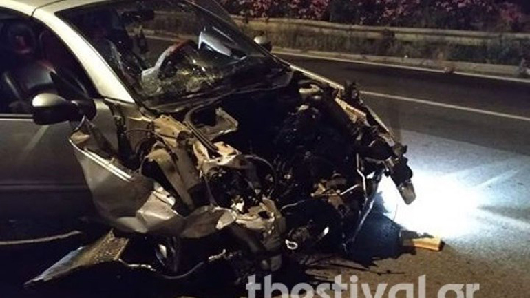 Σύγκρουση Ι.Χ. στον Περιφερειακό Θεσσαλονίκης
