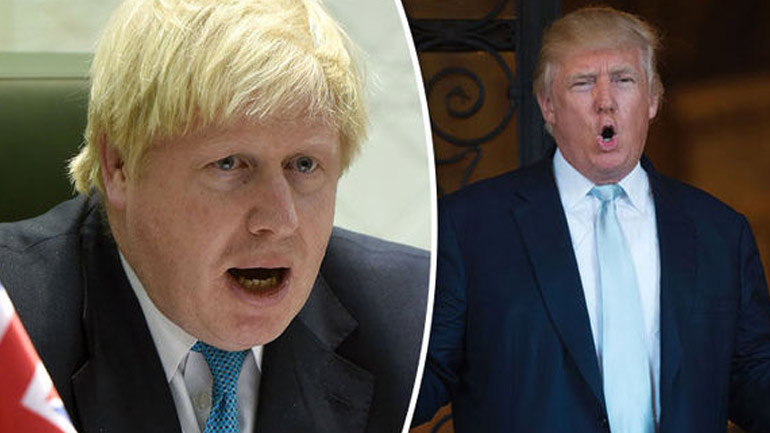 Τραμπ: Ο Μπόρις Τζόνσον θα γίνει ένας «εξαιρετικός» νέος πρωθυπουργός της Βρετανίας Τραμπ: Ο Μπόρις Τζόνσον θα γίνει ένας «εξαιρετικός» νέος πρωθυπουργός της Βρετανίας