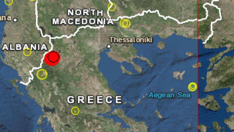 Σεισμός 4,9R δυτικά της Καστοριάς