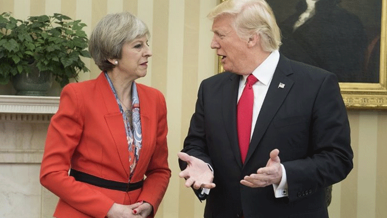 Βρετανία: Δεν θα υπάρξει προσωπική συνάντηση Μέι – Τραμπ