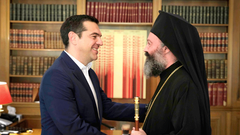 Συνάντηση Τσίπρα με τον αρχιεπίσκοπο Αυστραλίας, Μακάριο