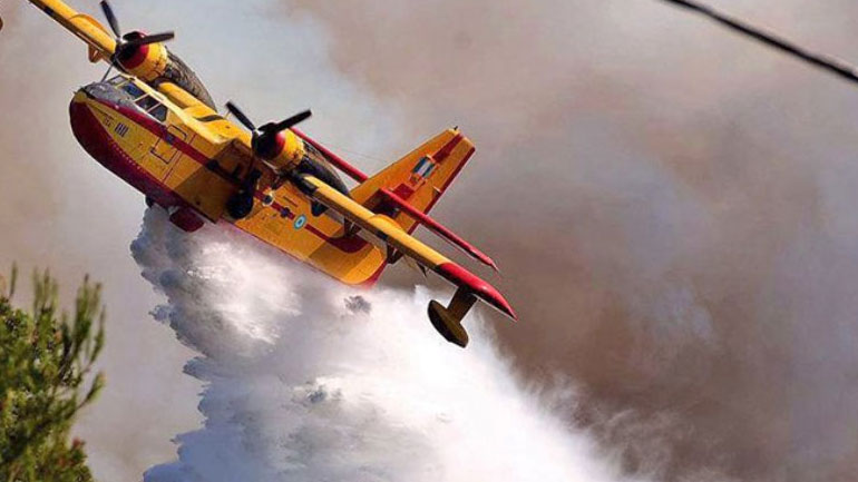 Σε ετοιμότητα τα πυροσβεστικά αεροσκάφη εν μέσω αντιπυρικής περιόδου