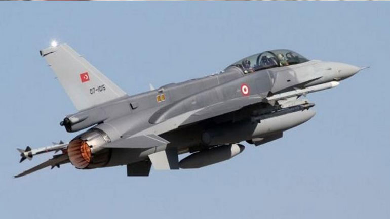 Πτήση τουρκικού F-16 πάνω από το Αγαθονήσι