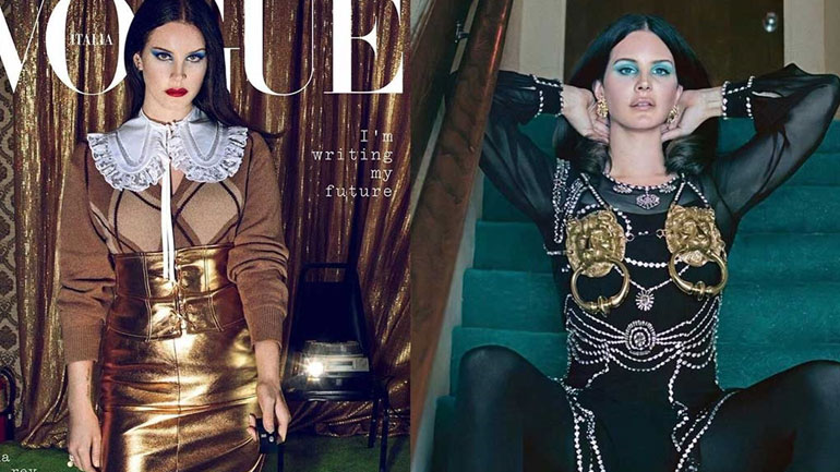 Η Lana del Rey στο εξώφυλλο της ιταλικής «Vogue»