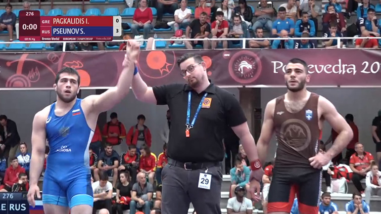 Πάλη: Πέμπτος στην Ευρώπη ο Παγκαλίδης