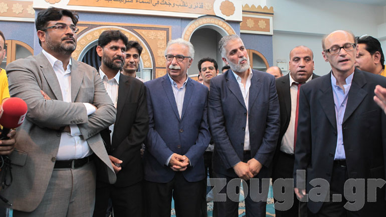 Εγκαίνια στο Ισλαμικό Τέμενος Αθηνών παρουσία Γαβρόγλου