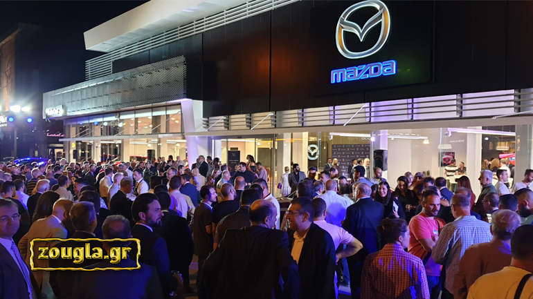 Υπερπαραγωγή τα εγκαίνια της αντιπροσωπείας Mazda στη Γλυφάδα…