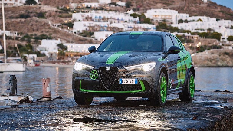 Στη Μύκονο μία πολύ… ξεχωριστή Alfa Romeo Stelvio 510 ίππων Στη Μύκονο μία πολύ… ξεχωριστή Alfa Romeo Stelvio 510 ίππων