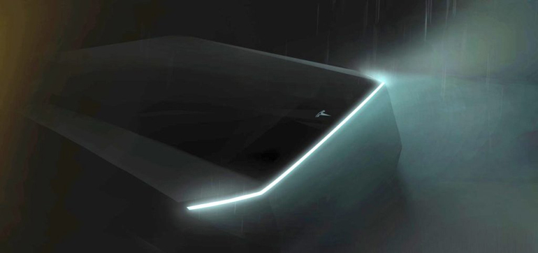 H teaser φωτογραφία της Tesla που αφορά στο pick up που θα βγάλει στο μέλλον...