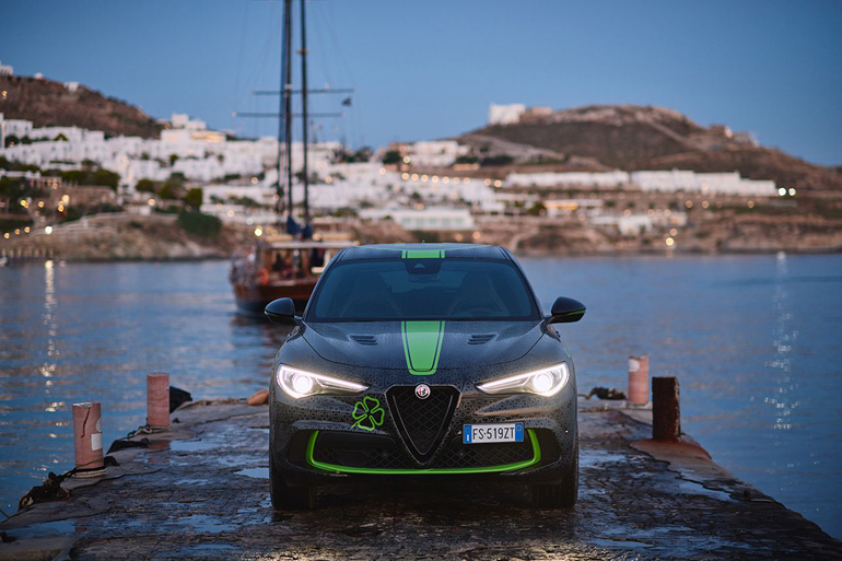 H ειδικά διαμορφωμένη Alfa Romeo Stelvio...