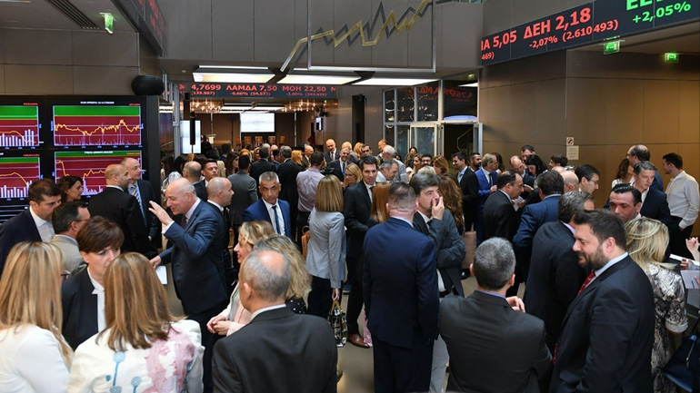 Στιγμιότυπo από το 2ο συνέδριο του Χρηματιστηρίου Αθηνών