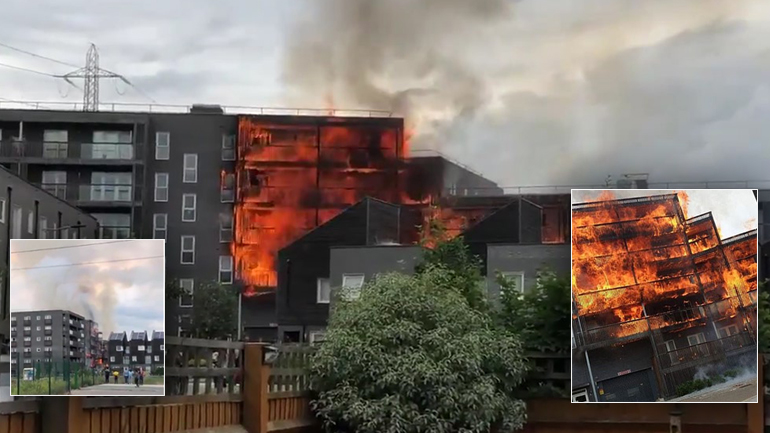Πυρκαγιά σε πολυκατοικίες στο Λονδίνο