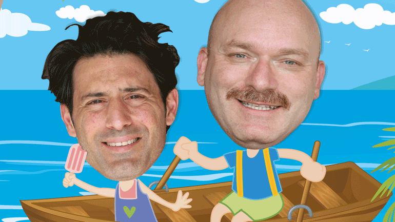 Stand Up Comedy με τους Λευτέρη Ελευθερίου και Αντώνη Κρόμπα στη Νάξο