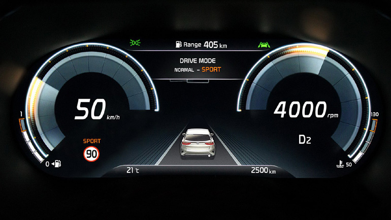 Ο ψηφιακός πίνακας οργάνων του νέου KIA XCeed