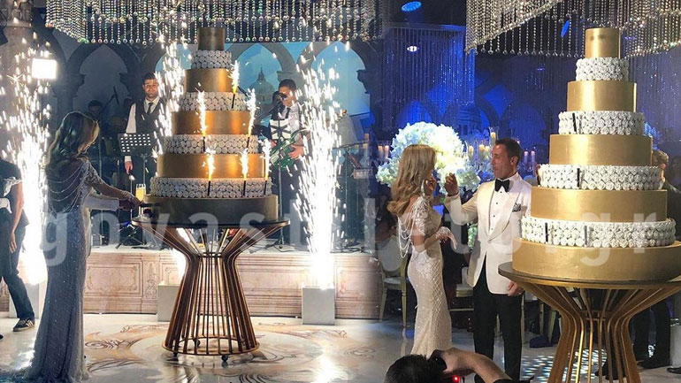 Ο χλιδάτος γάμος της Αλεξάνδρας Λοΐζου στο Λονδίνο με τον Κύπριο μεγιστάνα Ανδρέα Παναγιώτου