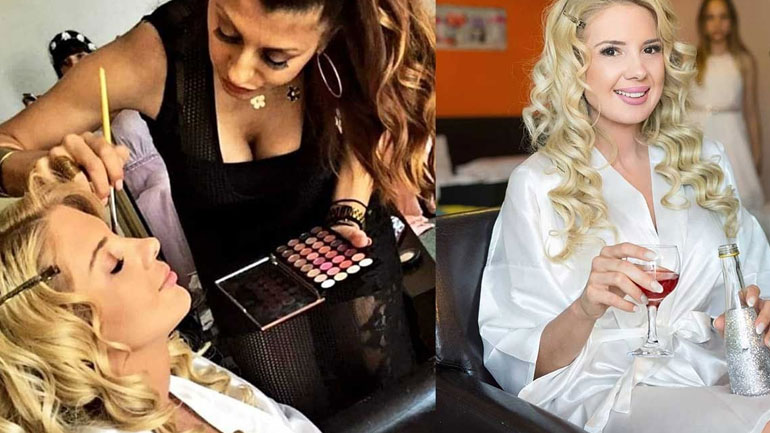 Σοφία Μαριόλα: Αδημοσίευτες φωτογραφίες από τη γαμήλια προετοιμασία της!