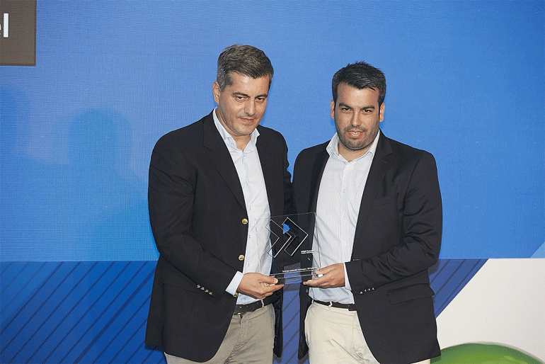 O Οδυσσέας Χριστοφόρου, Επικεφαλής Εταιρικών και Ρυθμιστικών Υποθέσεων του ΟΠΑΠ και o Διονύσης Δανηλάτος, Γενικός Διευθυντής Ελλάδας της Spotawheel