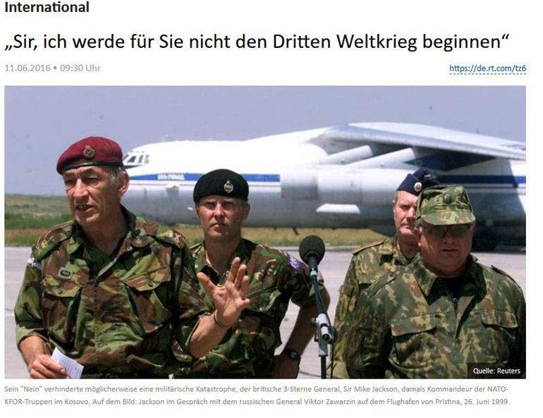 To δημοσίευμα στο "RT"