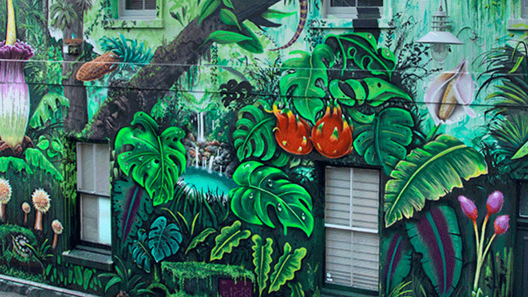 O Mike Maka  στο Διεθνές Street Art Φεστιβάλ Πάτρας