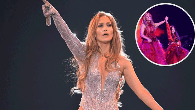 Η Τζένιφερ Λόπεζ ξεκίνησε την περιοδεία της τραγουδώντας με την κόρη της Έμι