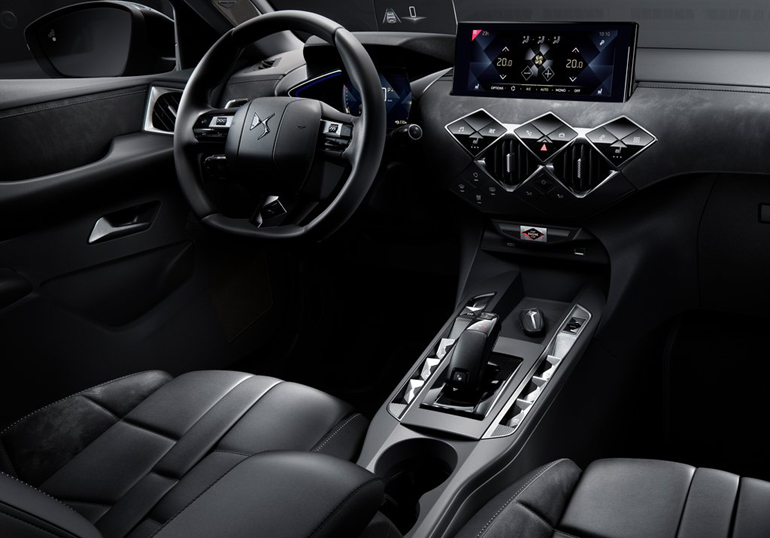 Το εσωτερικό του DS3 Crossback έχει τον δικό του χαρακτήρα...