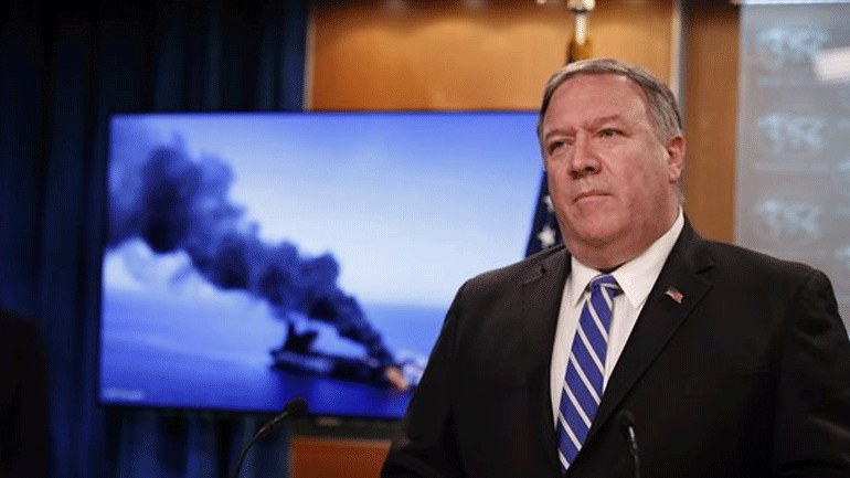 «Η Τεχεράνη ευθύνεται για τις επιθέσεις εναντίον δύο δεξαμενόπλοιων στον Κόλπο του Ομάν»