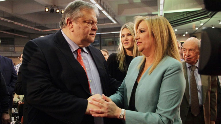 Περαστικά ευχήθηκε η Φώφη Γεννηματά στον Ευ. Βενιζέλο