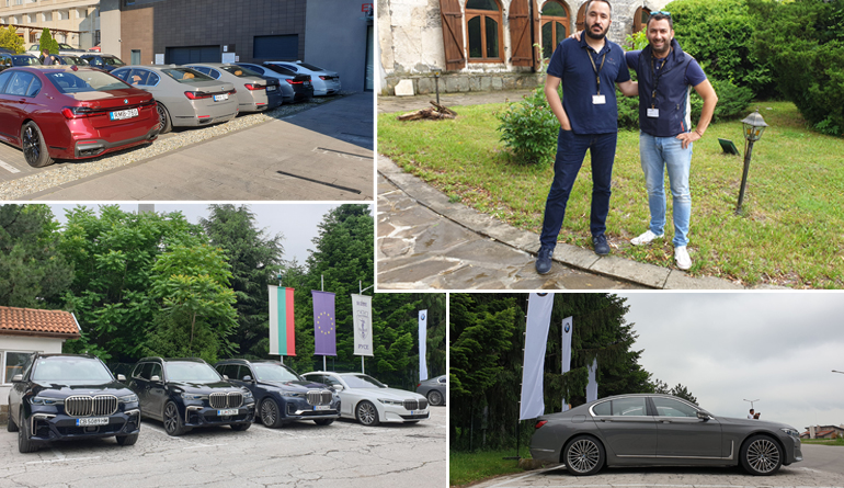 Με τέτοια... BMW πραγματοποιήσαμε και μαζί με τον συνάδερφο Σπύρο Χώτο το οδοιπορικό Ρουμάνια - Βουλγαρία...