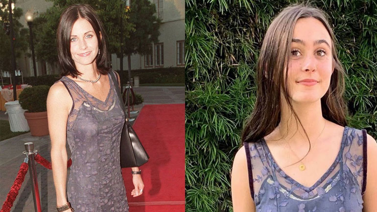 Η 14χρονη κόρη της Courteney Cox ποζάρει με το φόρεμα της μητέρας της 21 χρόνια μετά