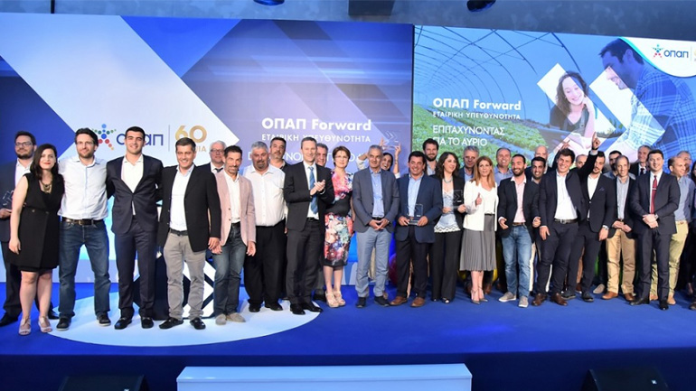 Η λαμπερή βραδιά των βραβείων του «ΟΠΑΠ Forward» – Δείτε τα highlights της εκδήλωσης