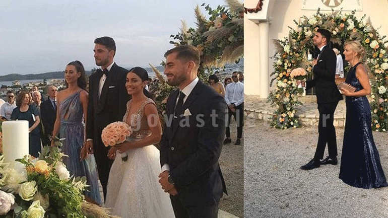 Παντρεύτηκαν ο Στέφανος Καπίνο και η Μιρκέτα Βιδάλη στην Ερμιόνη
